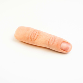 Close up of Silicone digit with a white skin tone