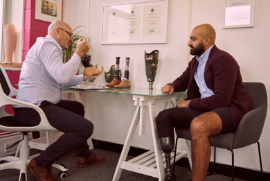 Mukhtars Story London Prosthetics Centre Leg