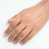 Close up of Silicone hand prosthesis
